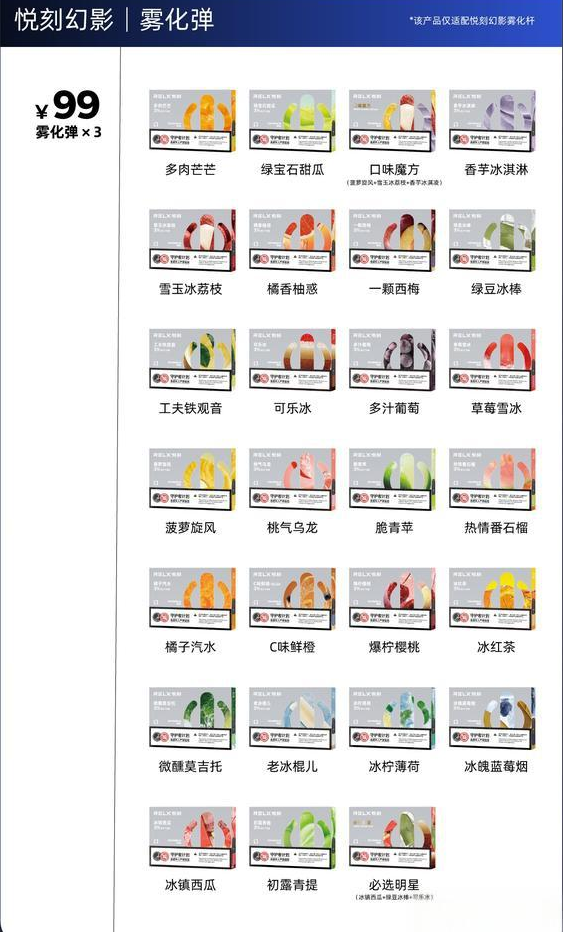 悦刻五代最新烟弹口味大全及价格和测评排行！